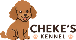 Cartoon illustration of a dog representing Cheke's Kennel