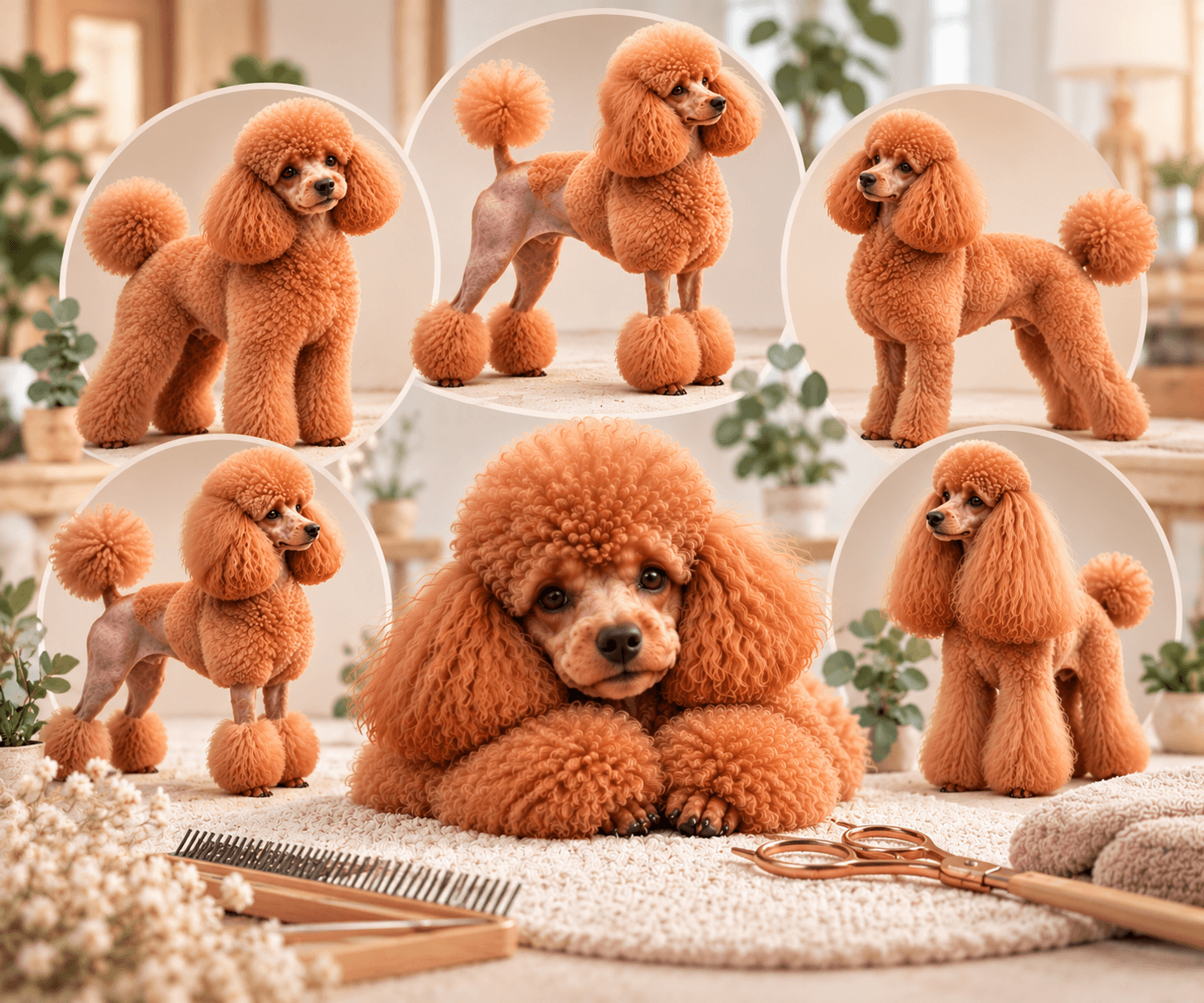Apricot Poodle Grooming Style Showcase
