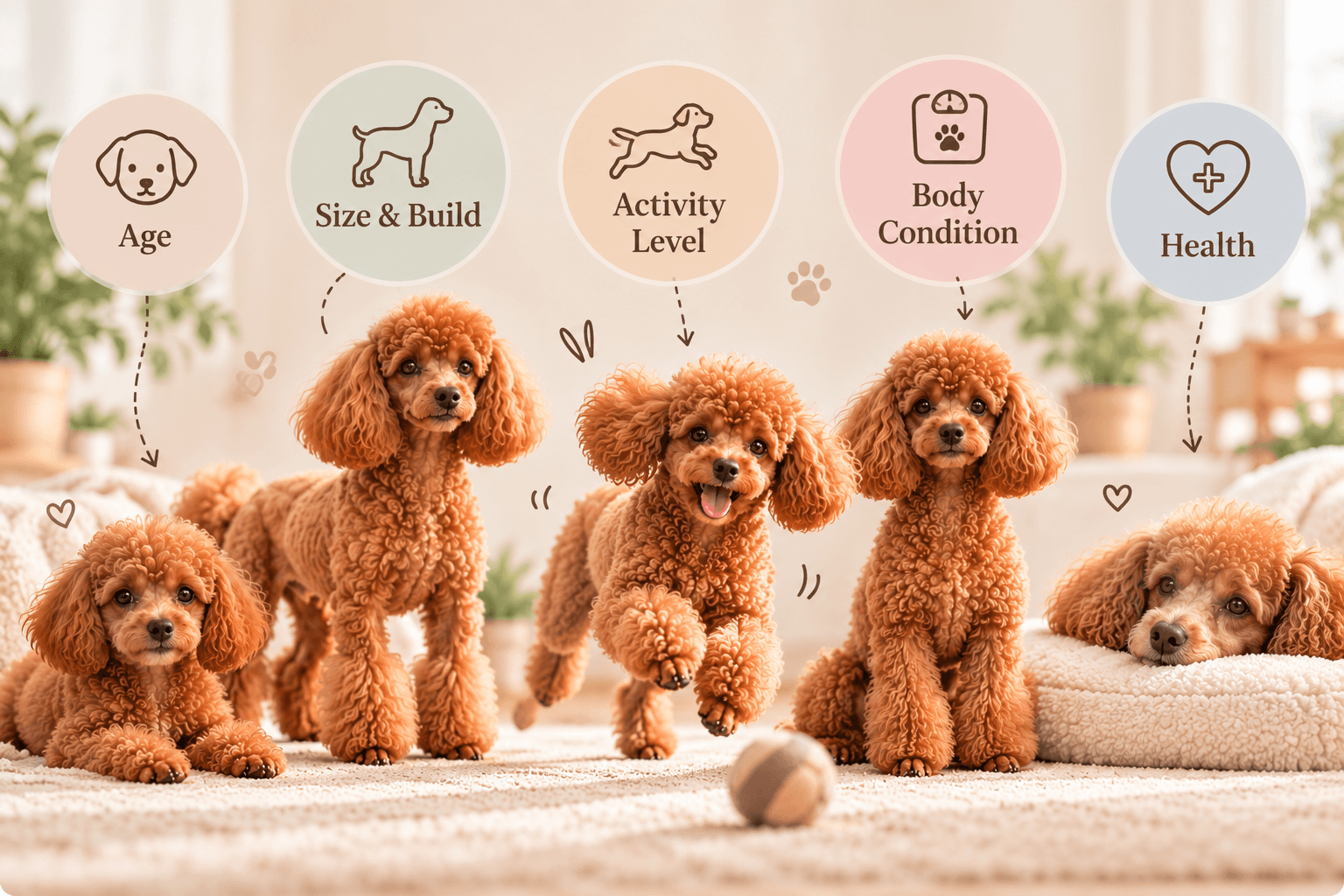 Toypudel: Alter, Größe, Aktivität, Gesundheit
