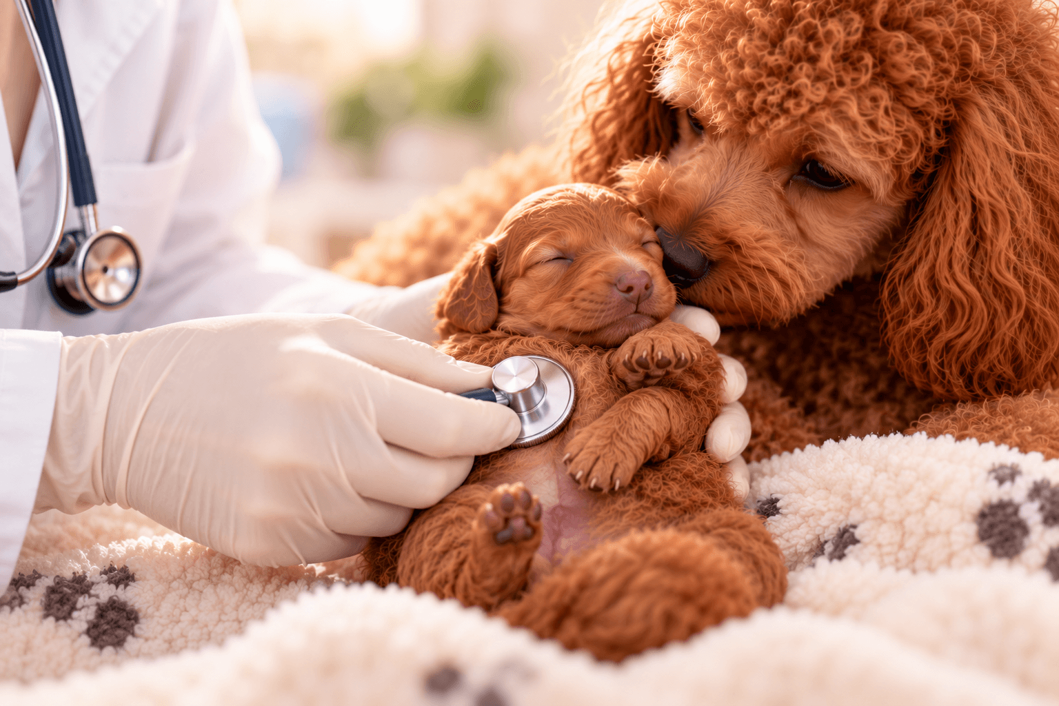 Gentle Puppy Veterinary Checkup