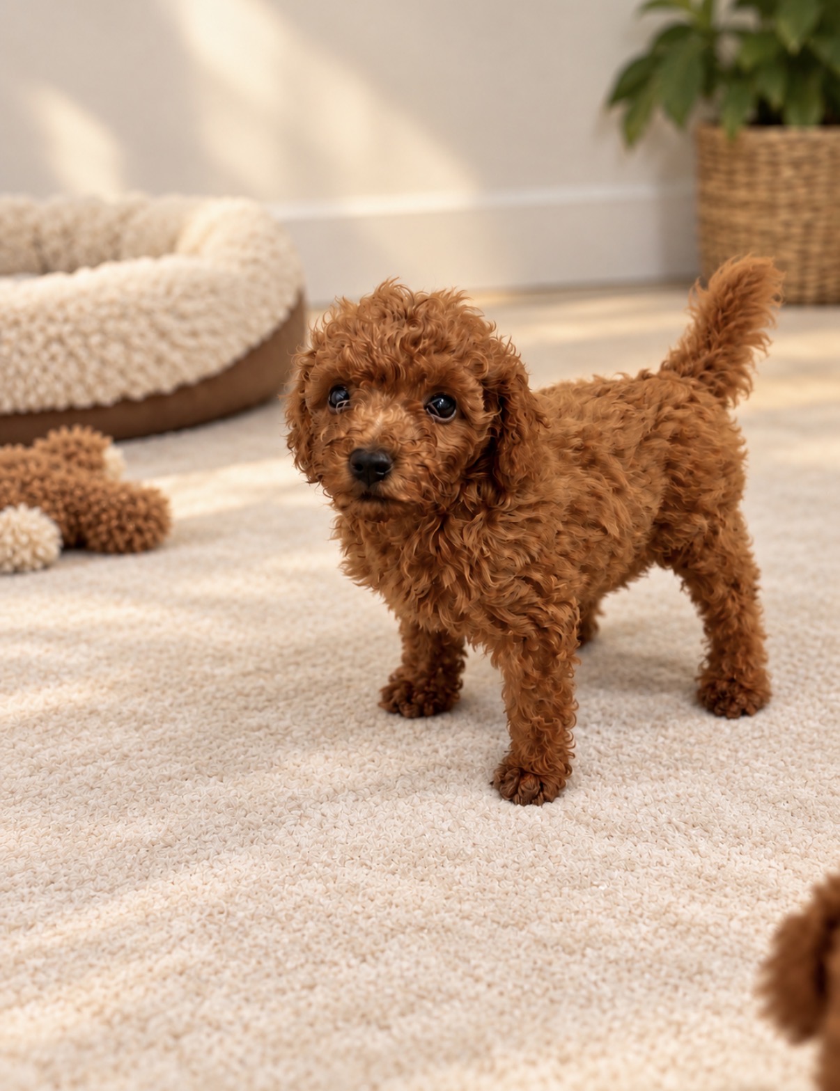 Toy poodle puppy Mona
